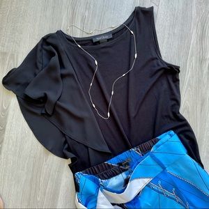 Asymmetrical black top